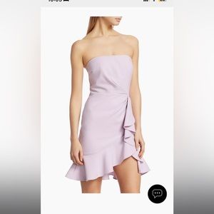 Cinq à Sept Strapless Ruffle Dress
